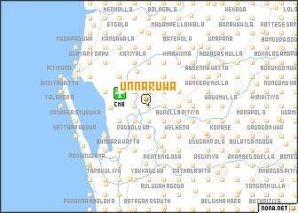 map of Unnaruwa