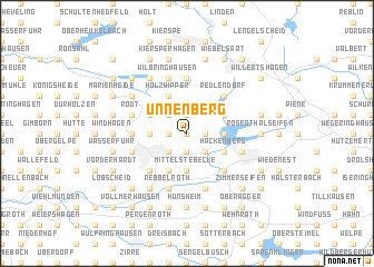 map of Unnenberg