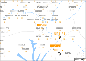 map of Unsirè