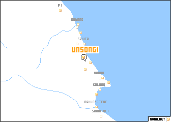 map of Unsongi