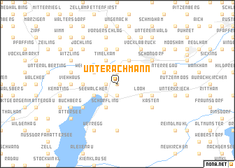 map of Unterachmann