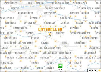 map of Unterallen