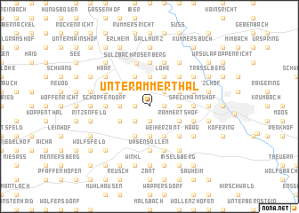 map of Unterammerthal