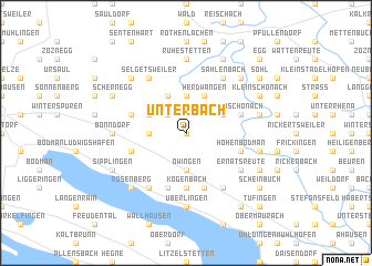 map of Unterbach