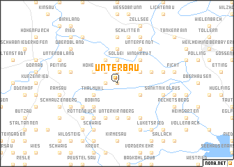 map of Unterbau