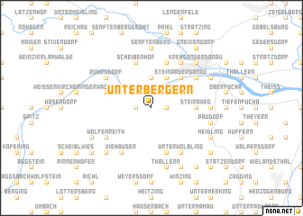 map of Unterbergern