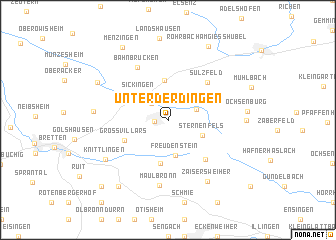 map of Unterderdingen
