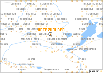 map of Unterdolden