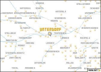 map of Unterdorf