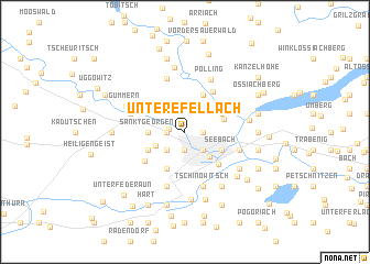 map of Untere Fellach