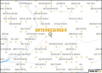 map of Untereggingen
