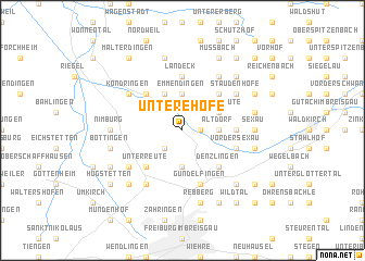 map of Untere Höfe