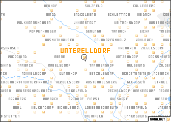 map of Unterelldorf