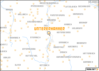 map of Unterer Hammer