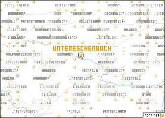 map of Untereschenbach