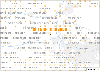 map of Unterfarrnbach