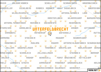 map of Unterfeldbrecht