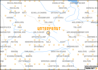 map of Unter Fendt