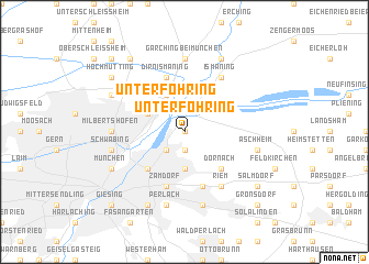 map of Unterföhring