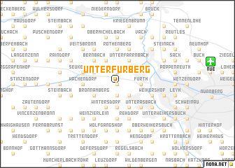 map of Unterfürberg