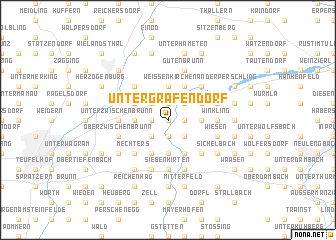 map of Untergrafendorf