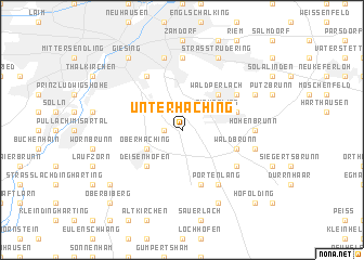 Unterhaching (Germany) map - nona.net