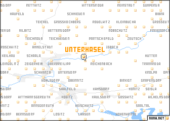 map of Unterhasel