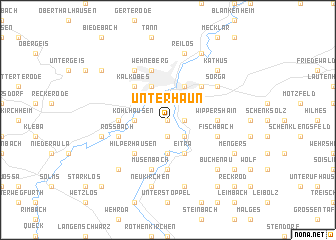 map of Unterhaun