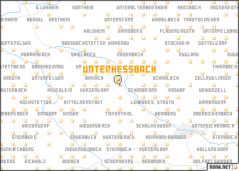 map of Unterheßbach