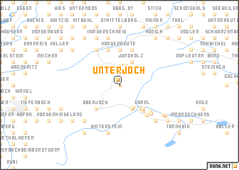 map of Unterjoch