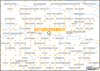 map of Unterkornbach