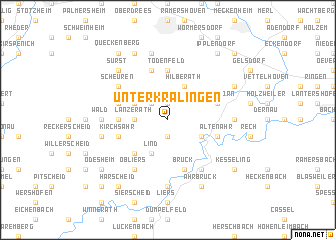 map of Unterkrälingen