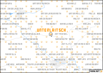 map of Unterlaitsch