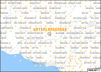 map of Unterlangensee