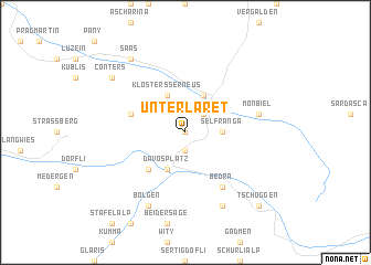 map of Unter-Laret