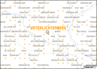 map of Unterlichtenberg