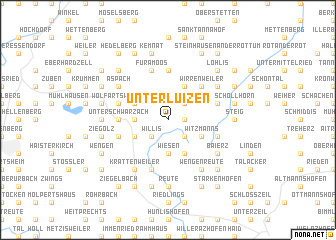 map of Unterluizen