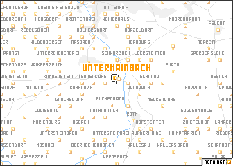 map of Untermainbach