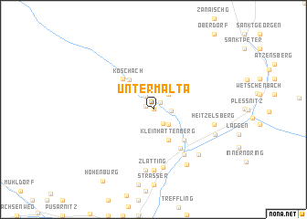 map of Untermalta