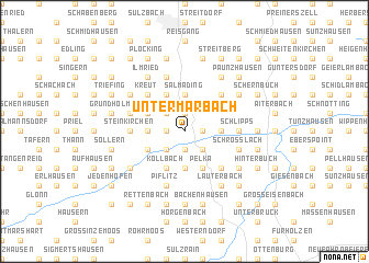 map of Untermarbach