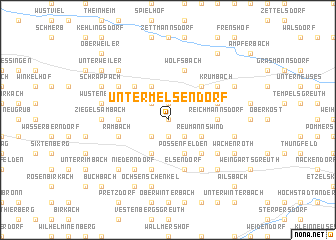 map of Untermelsendorf