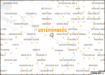map of Untermimberg