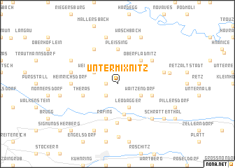 map of Untermixnitz