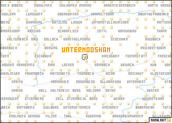 map of Untermoosham