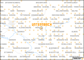 map of Unternbach