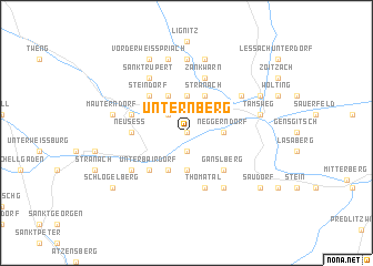 map of Unternberg