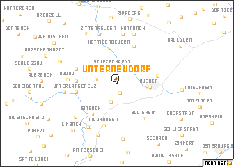 map of Unterneudorf