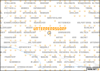 map of Unterperasdorf
