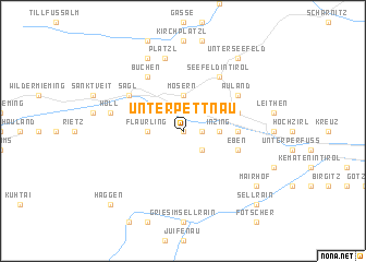 map of Unterpettnau