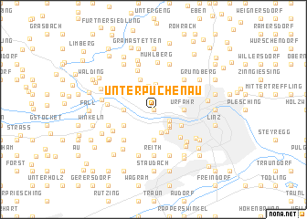 map of Unterpuchenau